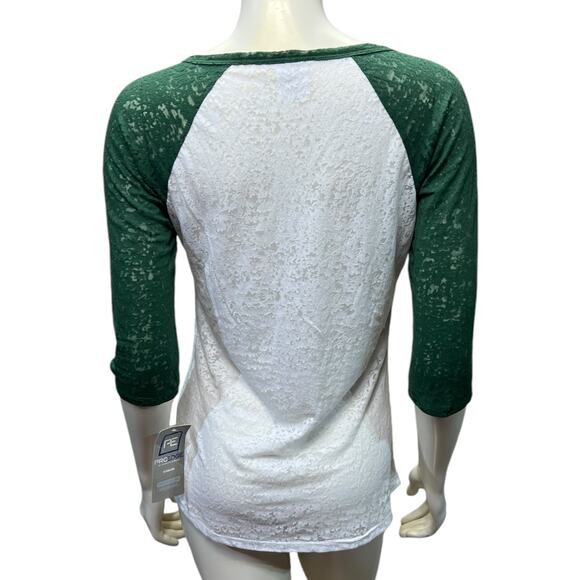 NWT Green and White Michigan State Long Sleeve Shirt - Medium Pristine Condition - Picture 3 of 11